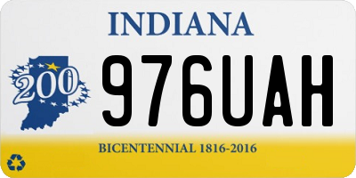 IN license plate 976UAH