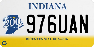 IN license plate 976UAN