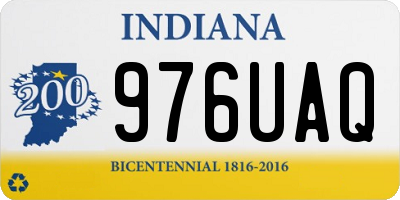 IN license plate 976UAQ