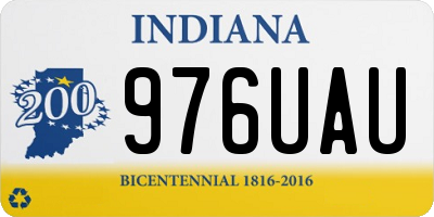 IN license plate 976UAU