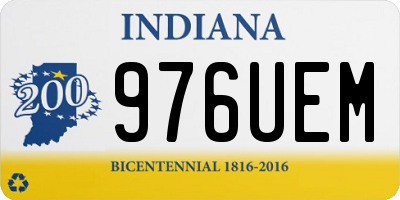 IN license plate 976UEM