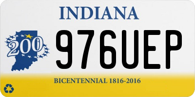 IN license plate 976UEP
