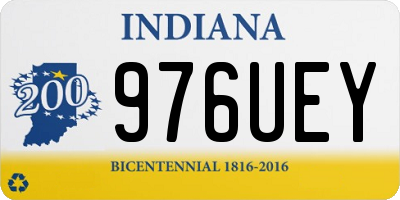 IN license plate 976UEY