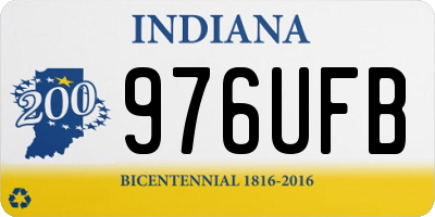 IN license plate 976UFB