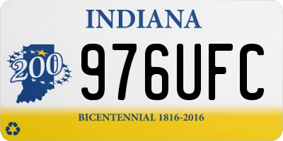 IN license plate 976UFC