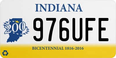 IN license plate 976UFE