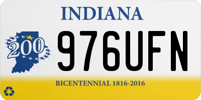 IN license plate 976UFN