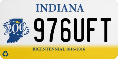 IN license plate 976UFT