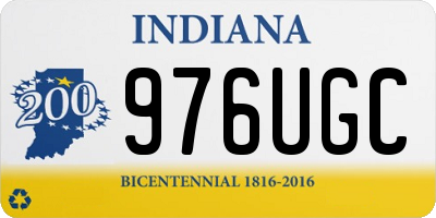 IN license plate 976UGC