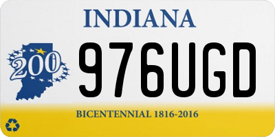 IN license plate 976UGD