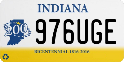 IN license plate 976UGE