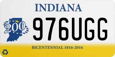 IN license plate 976UGG