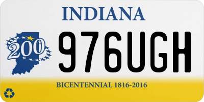 IN license plate 976UGH