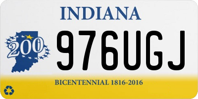 IN license plate 976UGJ