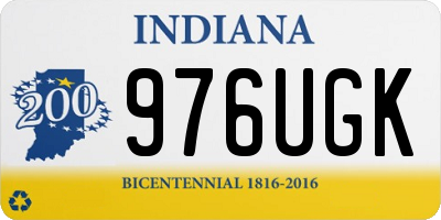 IN license plate 976UGK