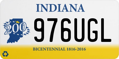 IN license plate 976UGL