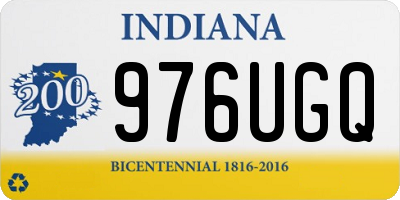 IN license plate 976UGQ