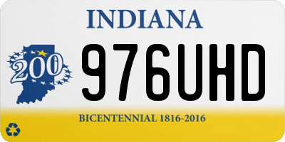 IN license plate 976UHD