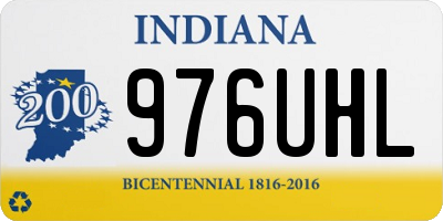 IN license plate 976UHL