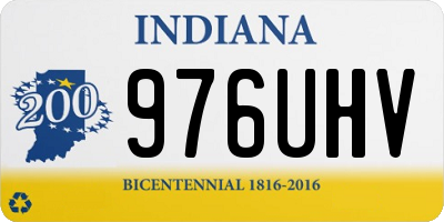 IN license plate 976UHV
