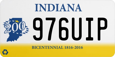 IN license plate 976UIP