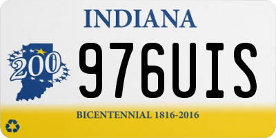 IN license plate 976UIS