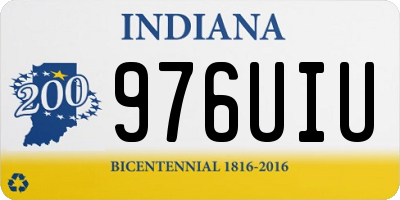 IN license plate 976UIU