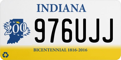 IN license plate 976UJJ