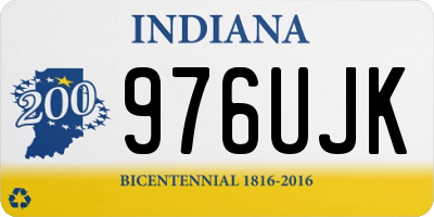 IN license plate 976UJK
