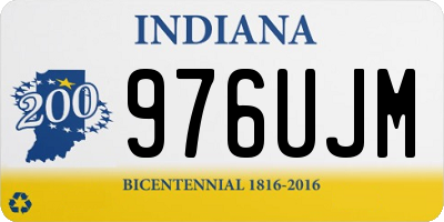 IN license plate 976UJM