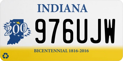 IN license plate 976UJW