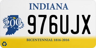 IN license plate 976UJX