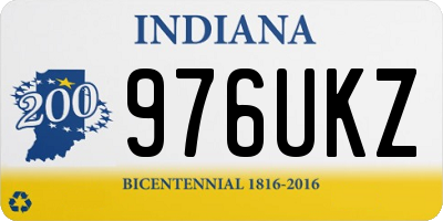 IN license plate 976UKZ
