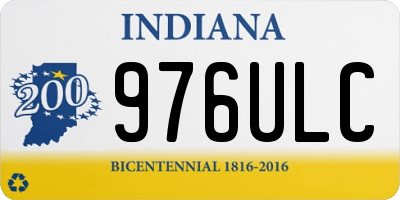 IN license plate 976ULC