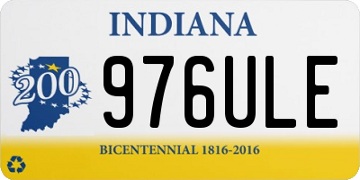 IN license plate 976ULE