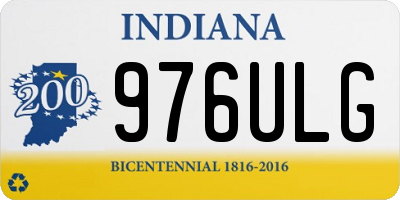 IN license plate 976ULG