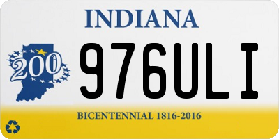 IN license plate 976ULI
