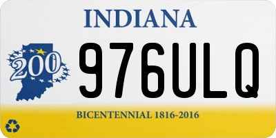 IN license plate 976ULQ
