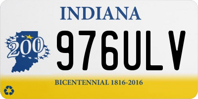 IN license plate 976ULV