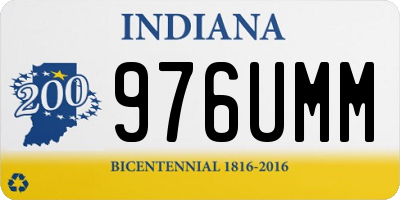 IN license plate 976UMM