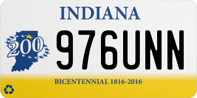 IN license plate 976UNN