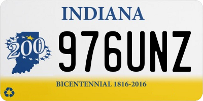 IN license plate 976UNZ