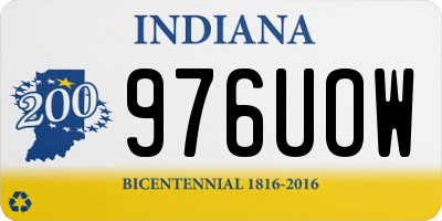 IN license plate 976UOW