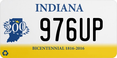 IN license plate 976UP