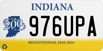 IN license plate 976UPA