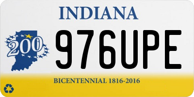 IN license plate 976UPE