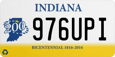 IN license plate 976UPI