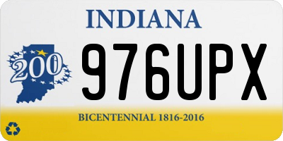 IN license plate 976UPX