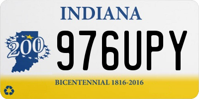 IN license plate 976UPY