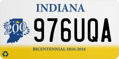 IN license plate 976UQA